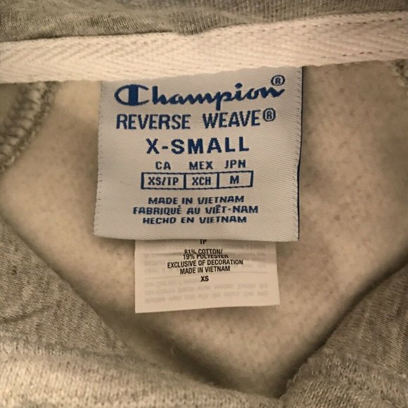 Champion Reverse Weave Hooded Dress Logo Size XS NWT - Picture 11 of 11